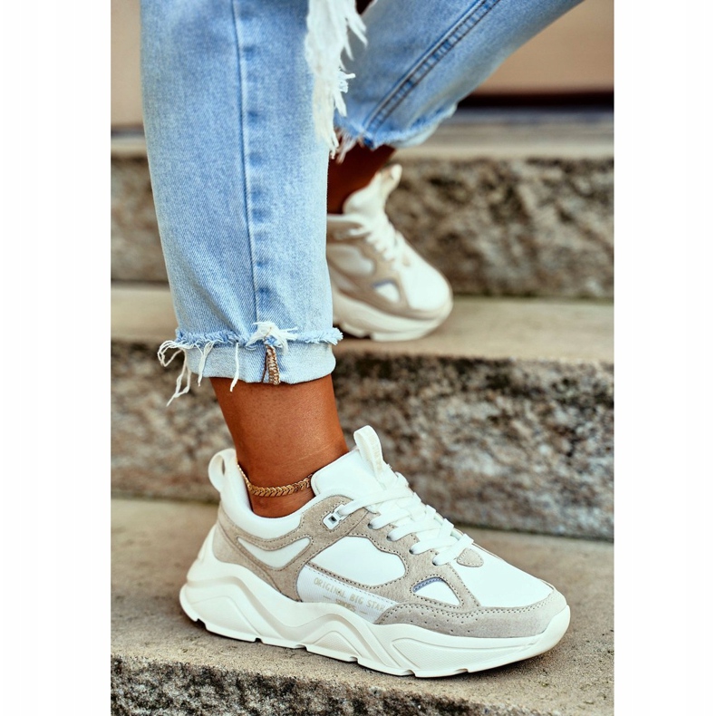 Scarpe sportive da donna Big Star GG274657 beige 1
