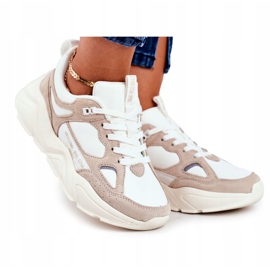 Scarpe sportive da donna Big Star GG274657 beige 2