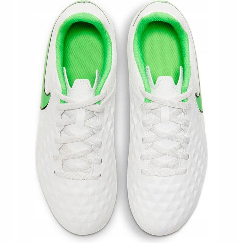 Nike Tiempo Legend 8 Club FG / MG Junior bianco AT5881 030 scarpe da calcio 1