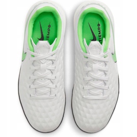Scarpa da calcio Nike Tiempo Legend 8 Tf Academy Junior AT5736 030 bianco bianco 1