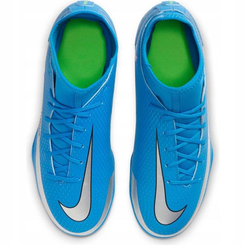 Scarpa da calcio Nike Phantom Gt Club Df FG / MG Junior CW6727 400 blu blu 1