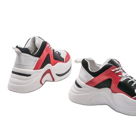 Sneakers rosse di Thenisse bianca nero rosso 4