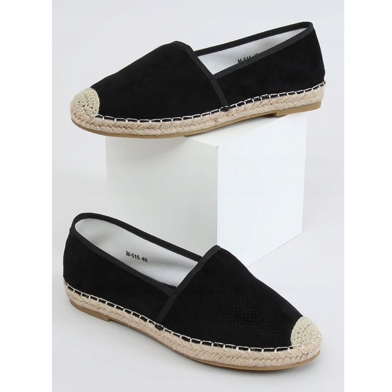 Espadrillas nere da donna M-515 Black nero 1