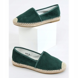 Espadrillas da donna verdi M-515 DK.GREEN verde 1