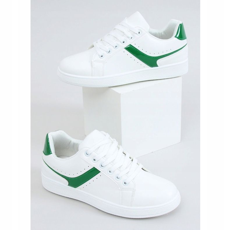 Sneakers da donna bianche 999-52 Verde bianco 1