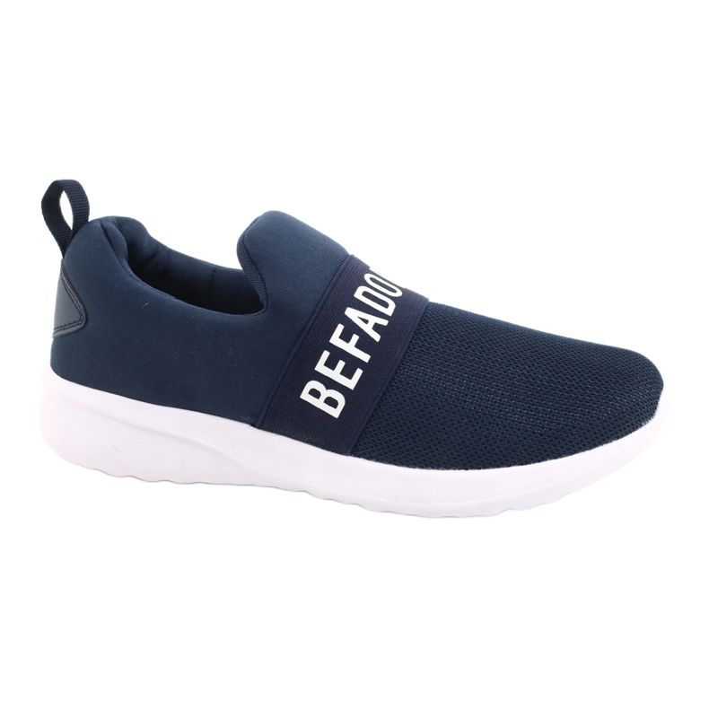 Scarpe giovanili Befado 516Q082 bianco blu navy 1