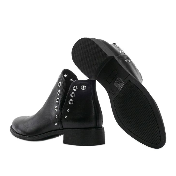 Stivali slip-on neri da donna Brielle nero 1