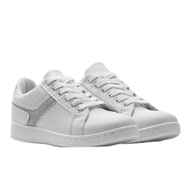 Sneakers Alma bianche e argento bianca 1