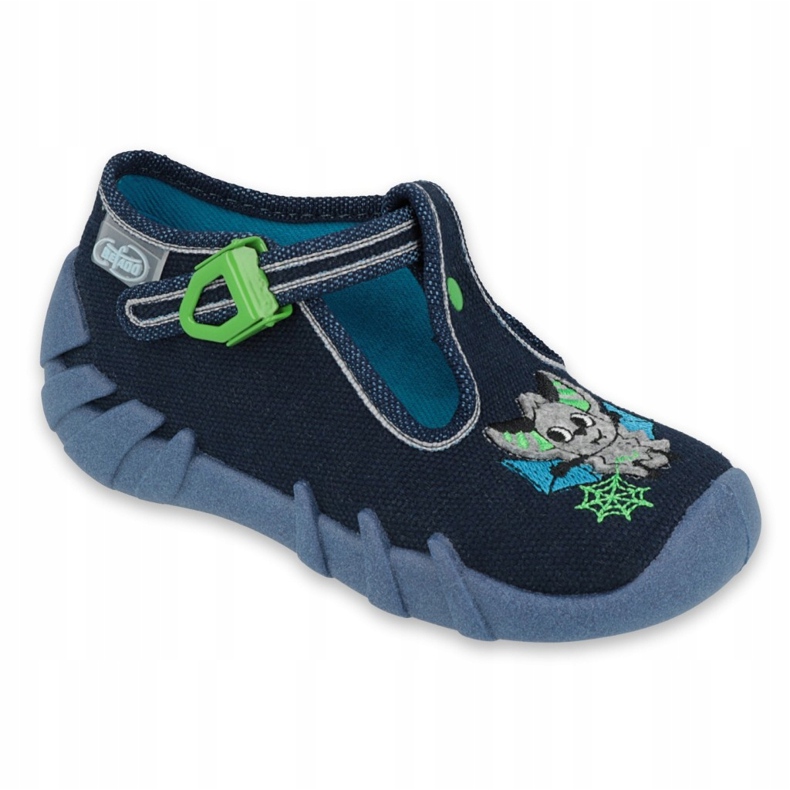 Scarpe per bambini Befado 110P388 blu navy verde 1