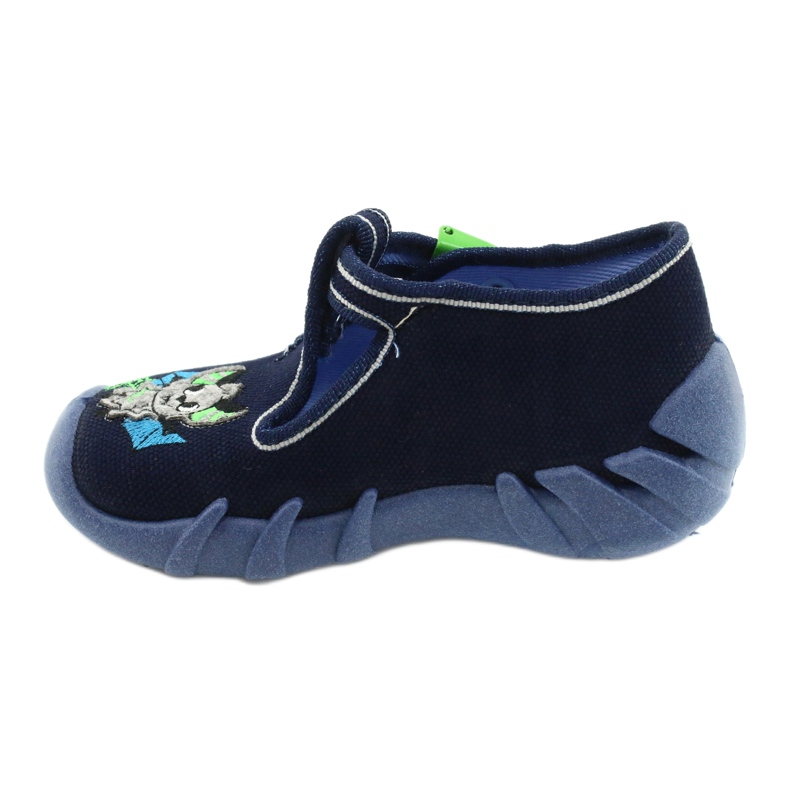 Scarpe per bambini Befado 110P388 blu navy verde 2