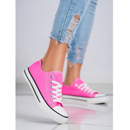 Seastar Scarpe da ginnastica per il tempo della scuola rosa 1