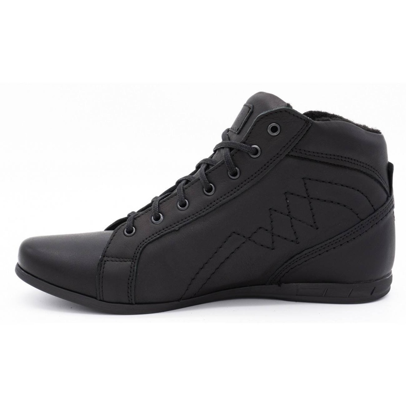 Polbut Scarpe isolate da uomo nere 866 nero 1