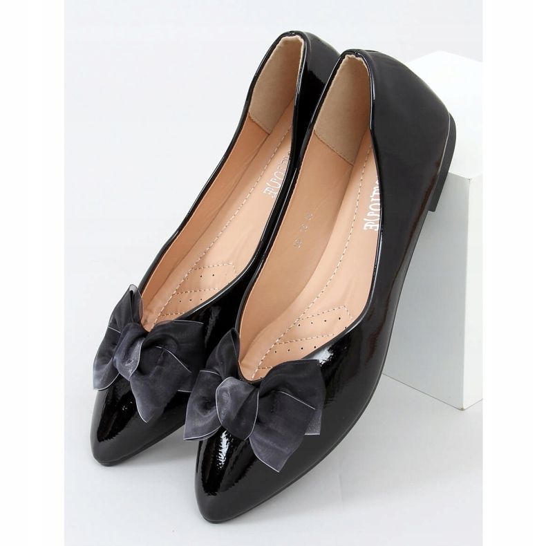 Ballerine da donna laccate nere 98-37 Nere nero 1