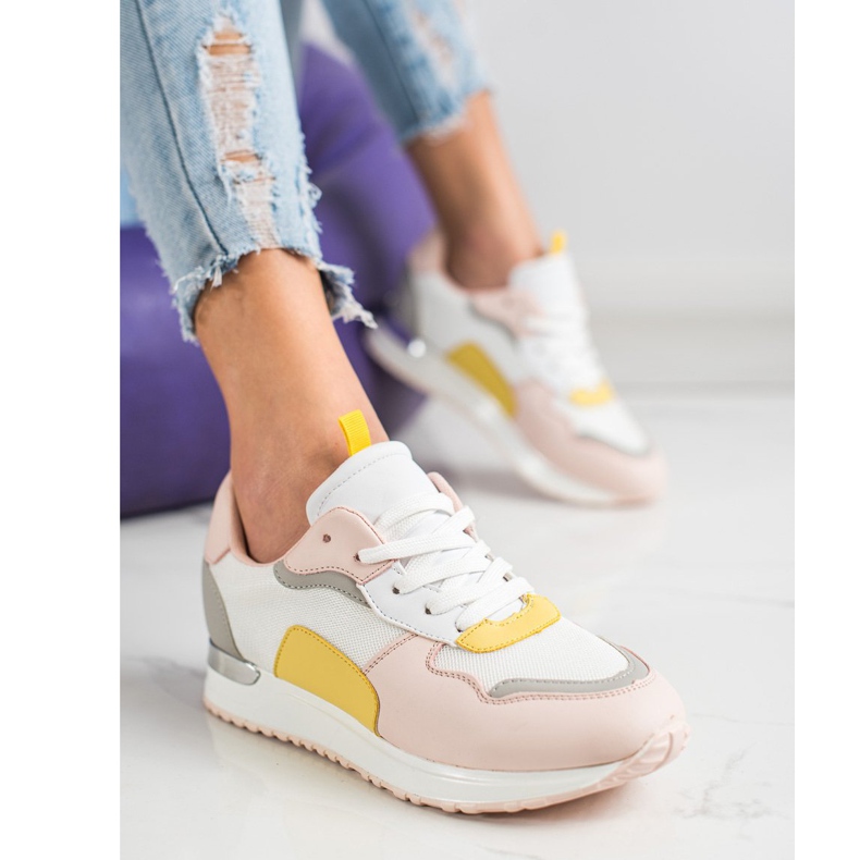 SHELOVET Scarpe da ginnastica leggere ed eleganti multicolore 1