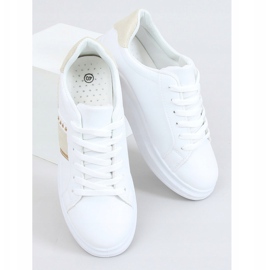 Sneakers da donna bianche LA129P Beige bianca 1