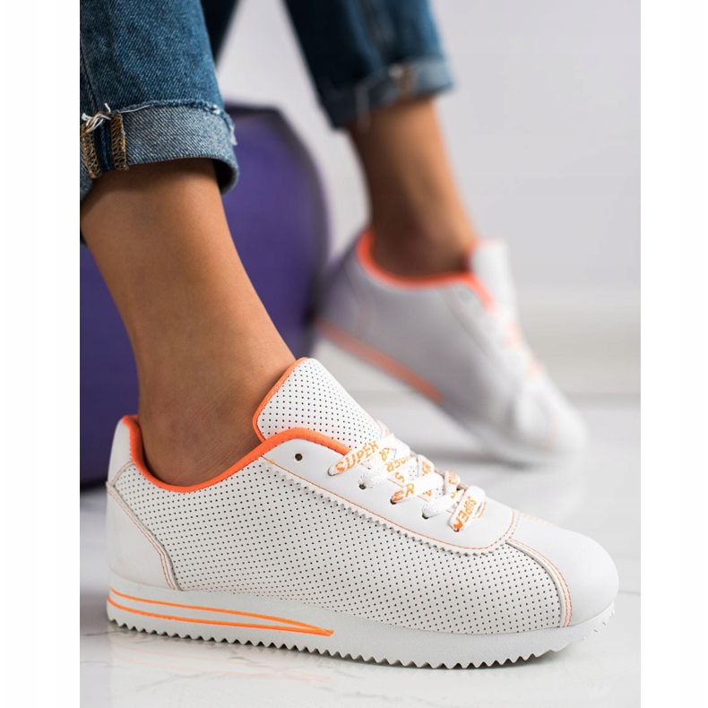 SHELOVET Sneakers traforate Super bianca 2