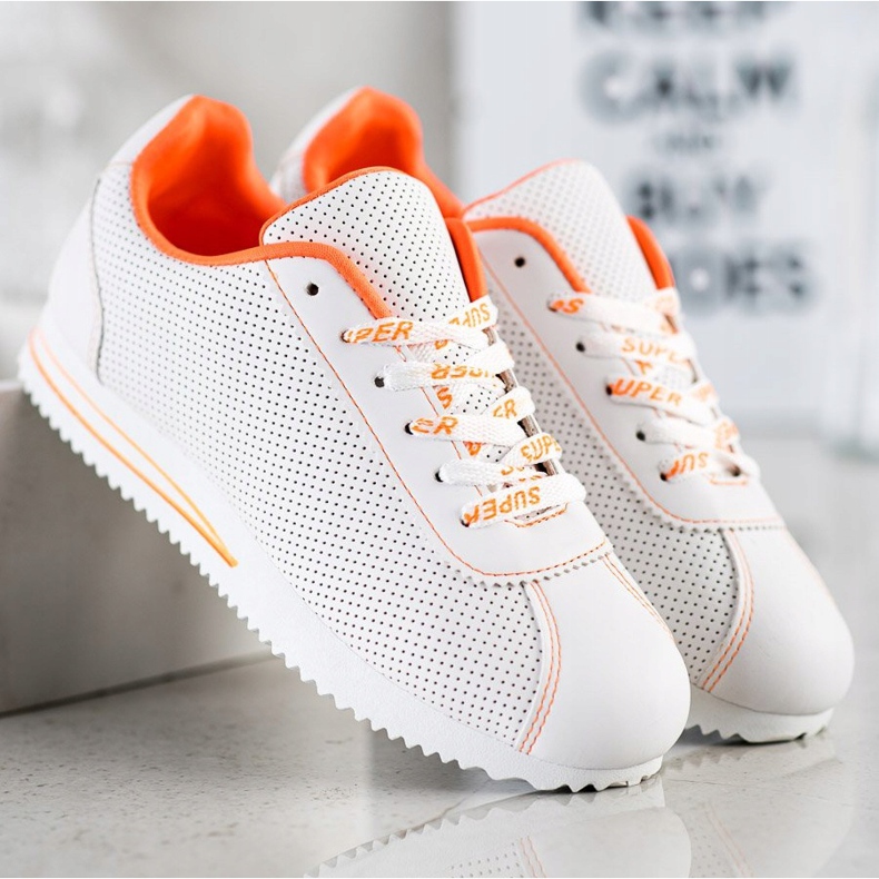 SHELOVET Sneakers traforate Super bianca 1
