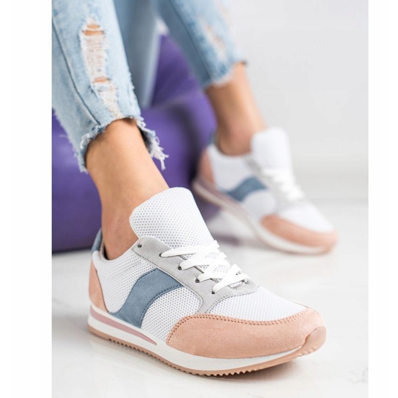 SHELOVET Scarpe sportive colorate multicolore 1