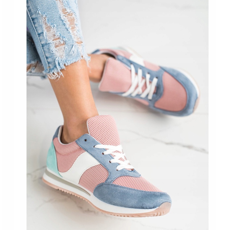 SHELOVET Scarpe sportive colorate multicolore 1