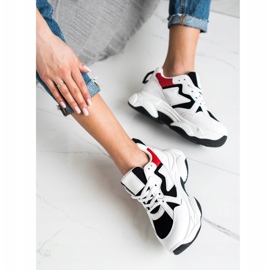 Fashion Scarpe da ginnastica comode bianco multicolore 1