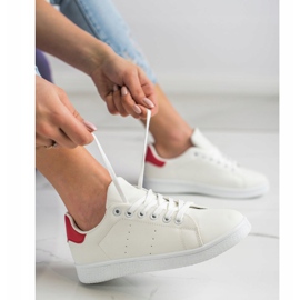 SHELOVET Scarpe sportive basse bianco 1