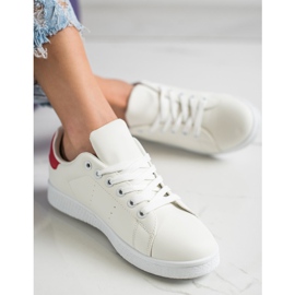 SHELOVET Scarpe sportive basse bianco 2