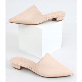 Pantofole punta mandorla beige MM-799 Beige 1