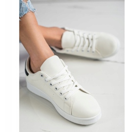 SHELOVET Scarpe sportive basse bianca 2