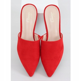 Ciabatte rosse alla mandorla MM-799 Red rosso 1
