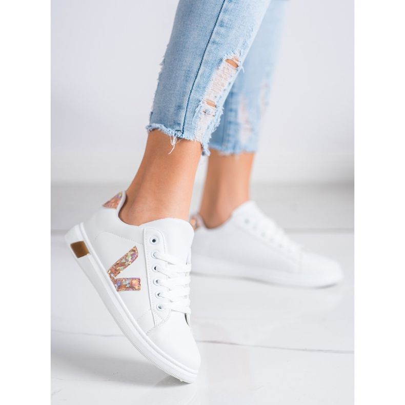 SHELOVET Scarpe sportive primaverili bianca 1