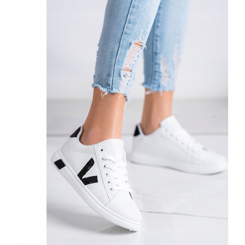 SHELOVET Scarpe sportive primaverili bianco 1
