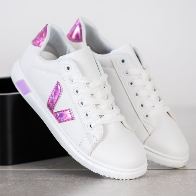 SHELOVET Scarpe sportive primaverili bianca 1