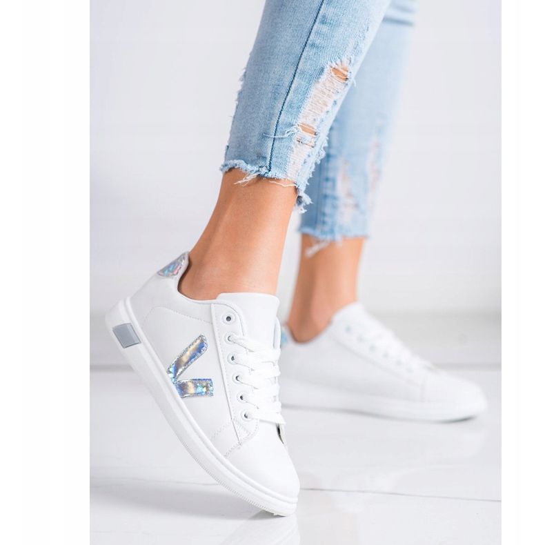 SHELOVET Scarpe sportive primaverili bianco 1