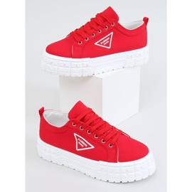 Sneakers rosse da donna LA134 Red rosso 1