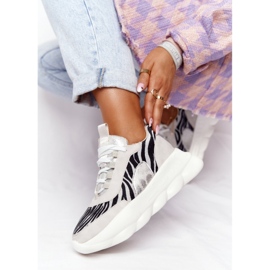 Scarpe Sportive da Donna Lu Boo Suola Spessa Grigie Taste It! grigio 2