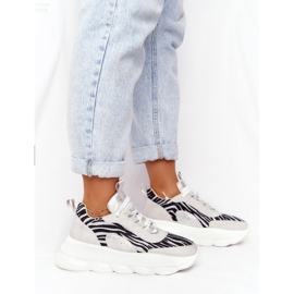 Scarpe Sportive da Donna Lu Boo Suola Spessa Grigie Taste It! grigio 1