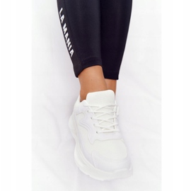 FB2 Sneakers da donna su suola larga White Delusion bianco 2