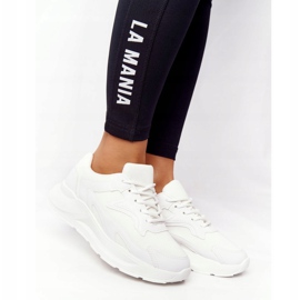 FB2 Sneakers da donna su suola larga White Delusion bianco 1