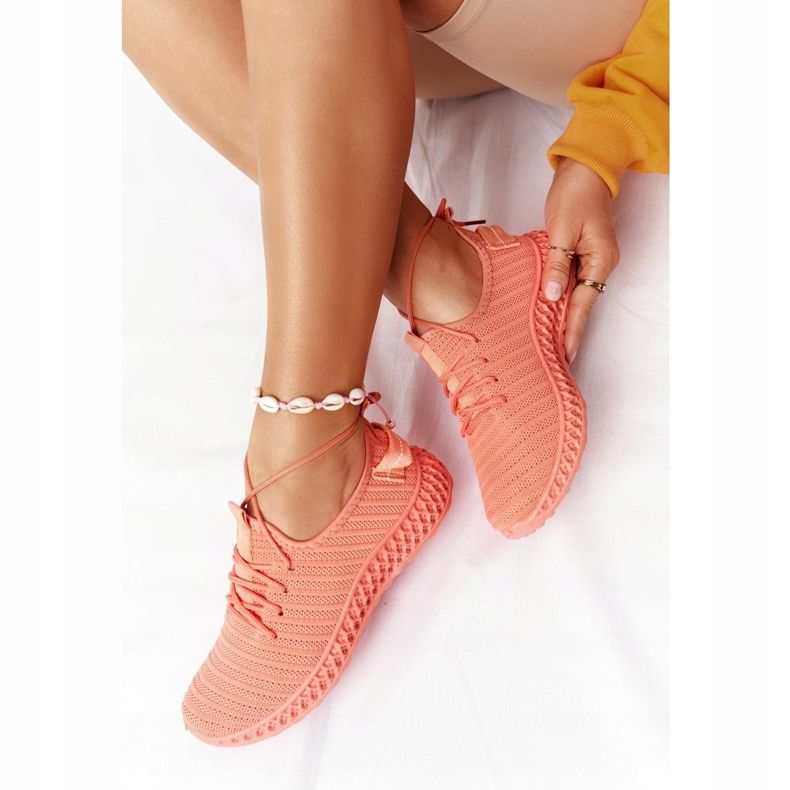 PS1 Scarpe Sportive Donna Slip-on Coral Do It arancia rosa 2