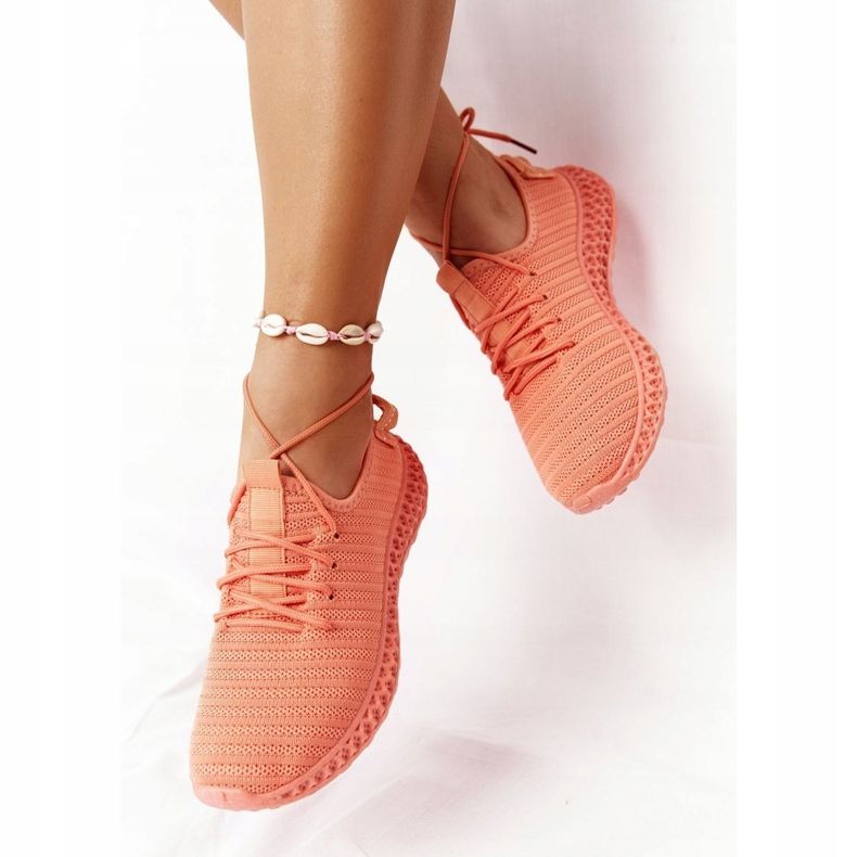 PS1 Scarpe Sportive Donna Slip-on Coral Do It arancia rosa 1