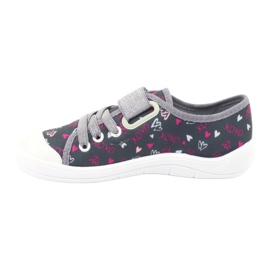 Scarpe per bambini Befado 251Q138 rosa grigio 2