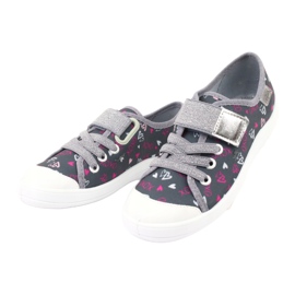 Scarpe per bambini Befado 251Q138 rosa grigio 3