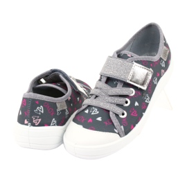 Scarpe per bambini Befado 251Q138 rosa grigio 4