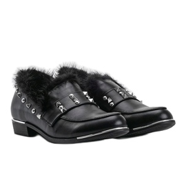 Scarpe nere con borchie Cheyenne nero 1