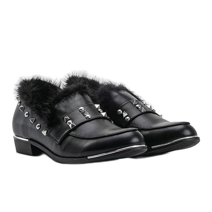 Scarpe nere con borchie Cheyenne nero 1