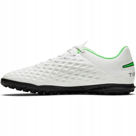 Scarpe da calcio Nike Tiempo Legend 8 Club Tf AT6109 030 bianco bianco 1