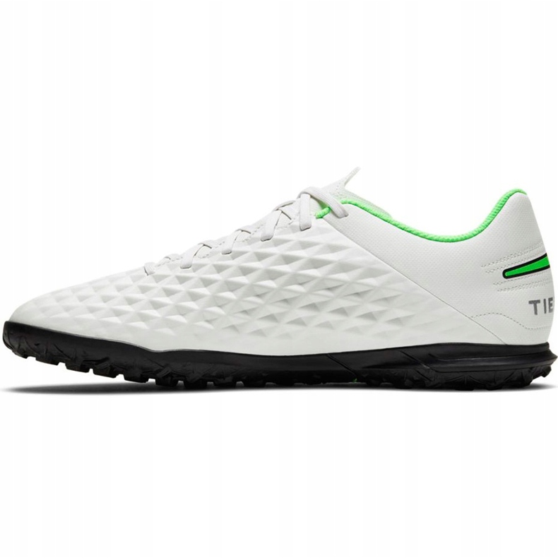 Scarpe da calcio Nike Tiempo Legend 8 Club Tf AT6109 030 bianco bianco 1
