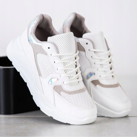 SHELOVET Scarpe da ginnastica bianche bianco 1