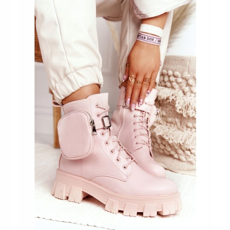 PS1 Platform Boots Workers Pink Saturday rosa 1
