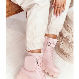 PS1 Platform Boots Workers Pink Saturday rosa 2